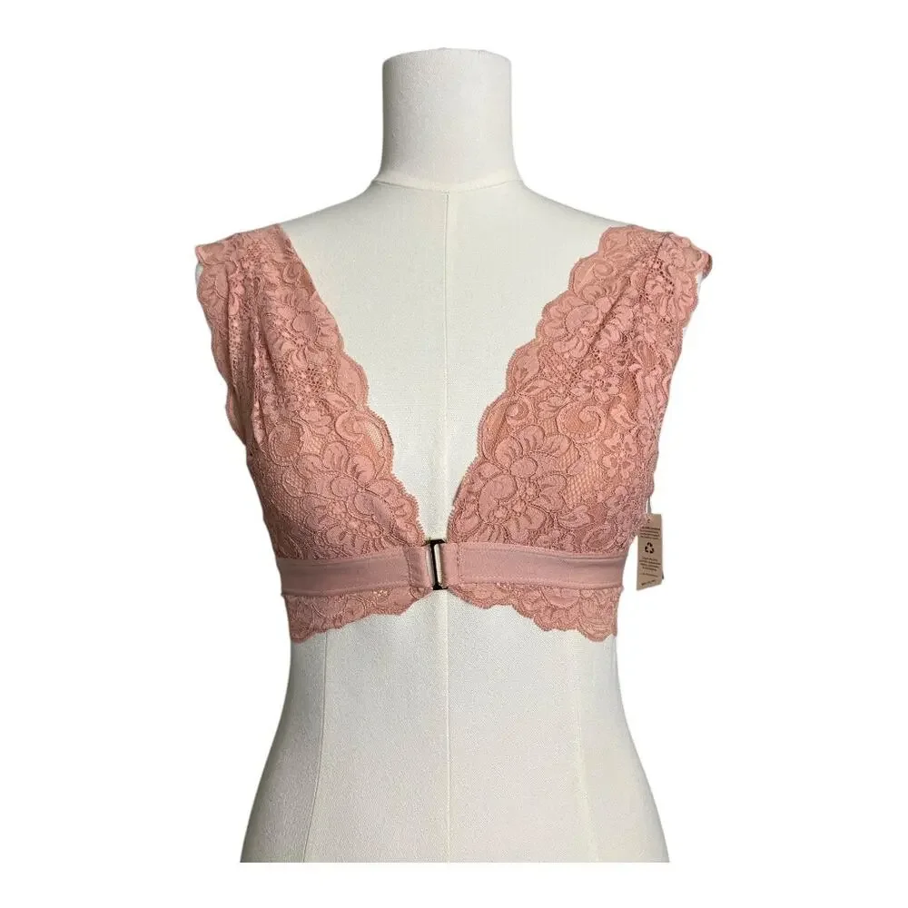 We are HAH Free People NWT Got Ur Back Bra Copper Rose XS Coquette Sexy